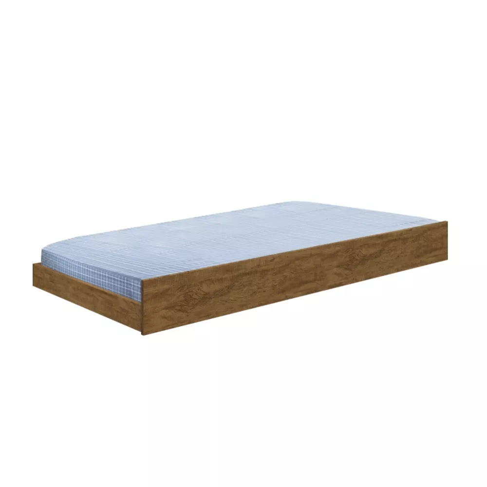Image 0 of 2 of Cama Auxiliar Solteiro Canela Wood Melissa Geval
