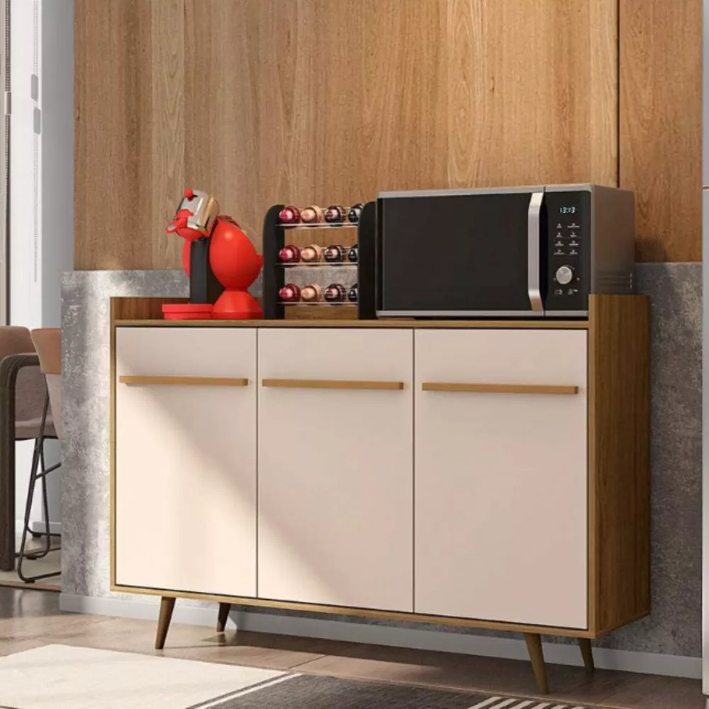 Image 1 of 5 of Aparador Quartzo Cinamomo com Off White Bechara