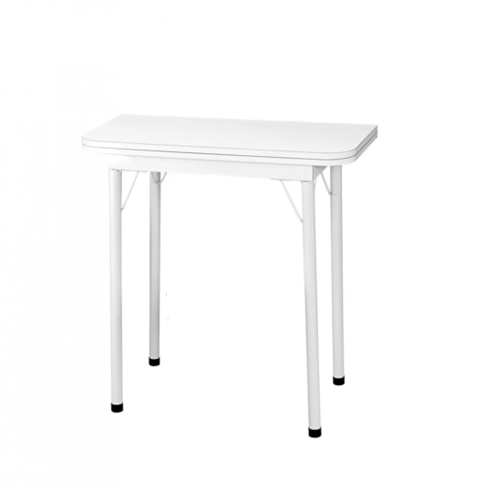 Image 3 of 5 of Mesa Dobrável Branca com 2 Banquetas Fil Móveis