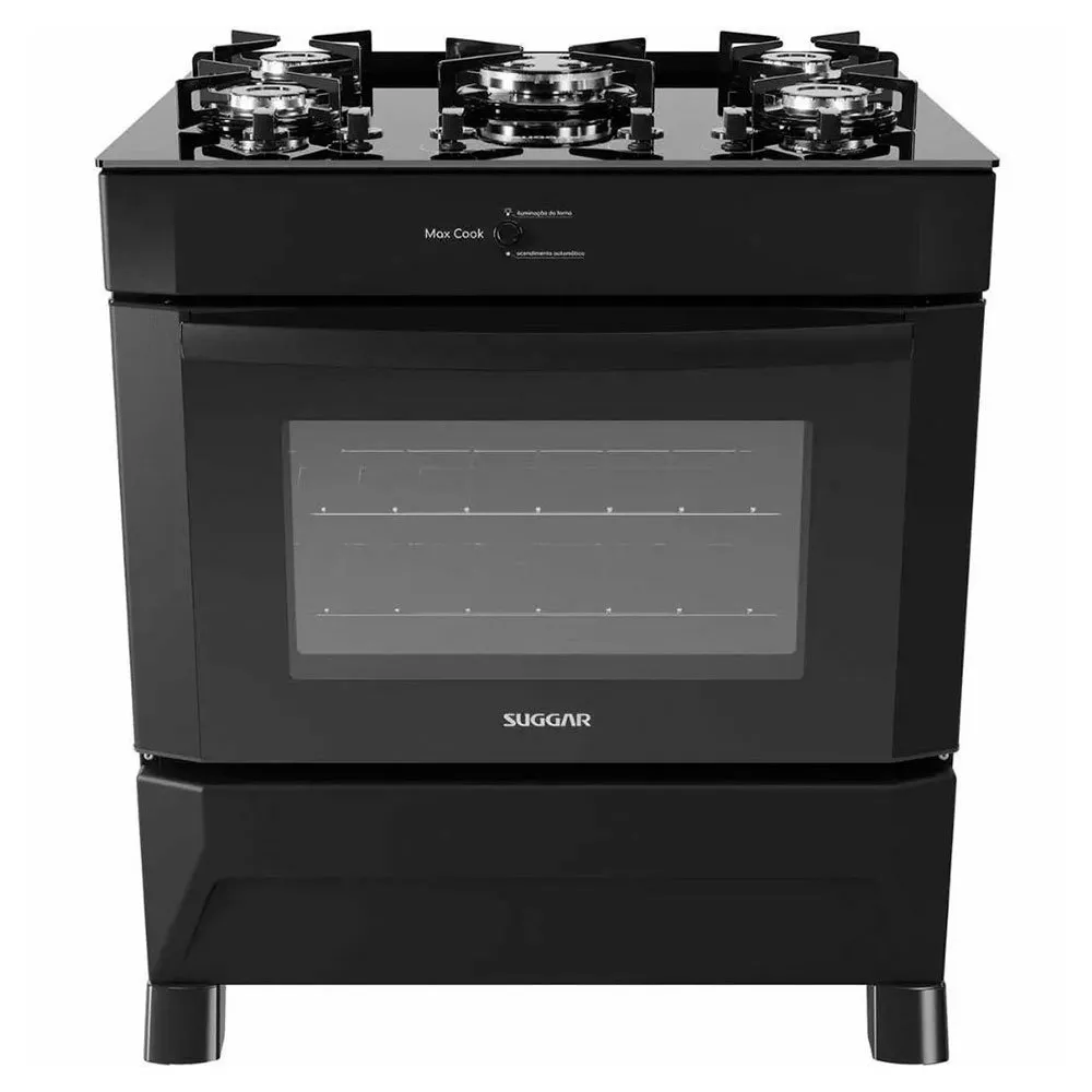 Image 0 of 4 of Fogão de Piso Suggar Max Cook Botões Top Control 5 Queimadores