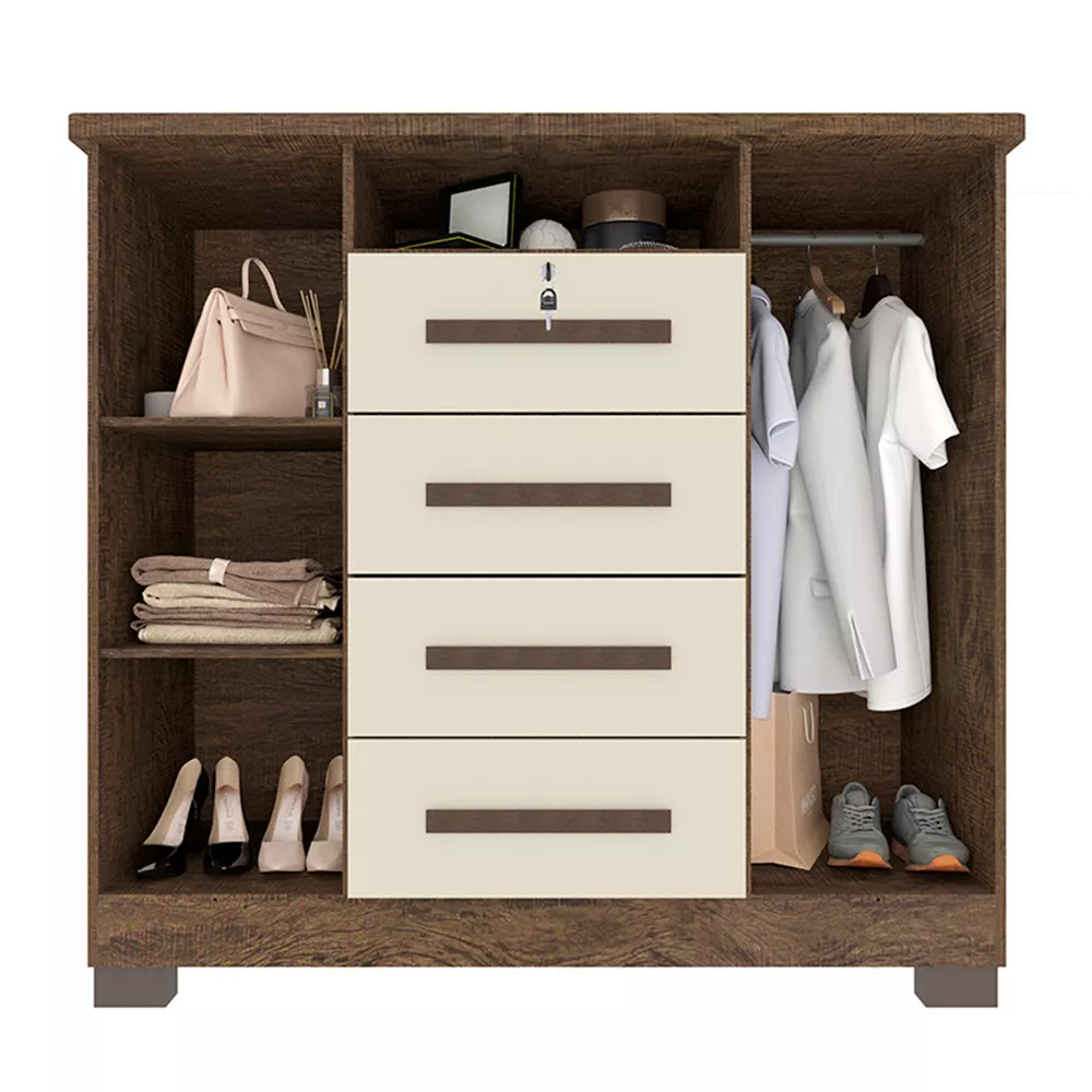 Image 1 of 6 of Cômoda Versales 4 Gavetas Imop