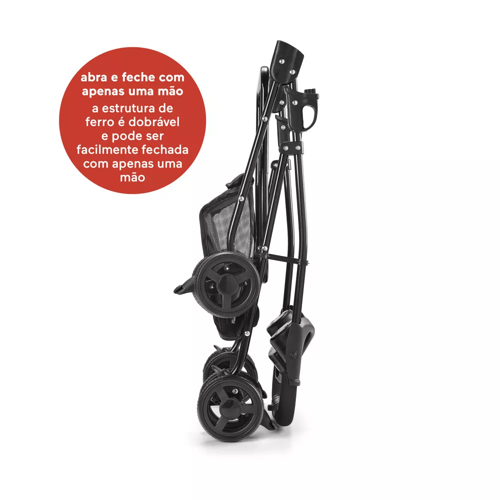 Image 4 of 9 of Carrinho Para Pets 3x1 Beetle Pet Stroller Fisher Price