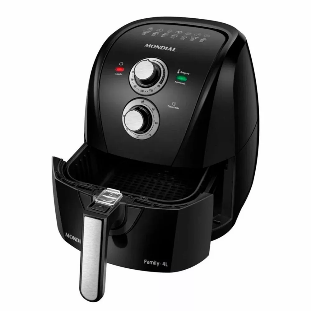 Image 1 of 4 of Fritadeira sem Óleo Air Fryer AFN-40-BFS 4 Litros 1500W 20A Mondial