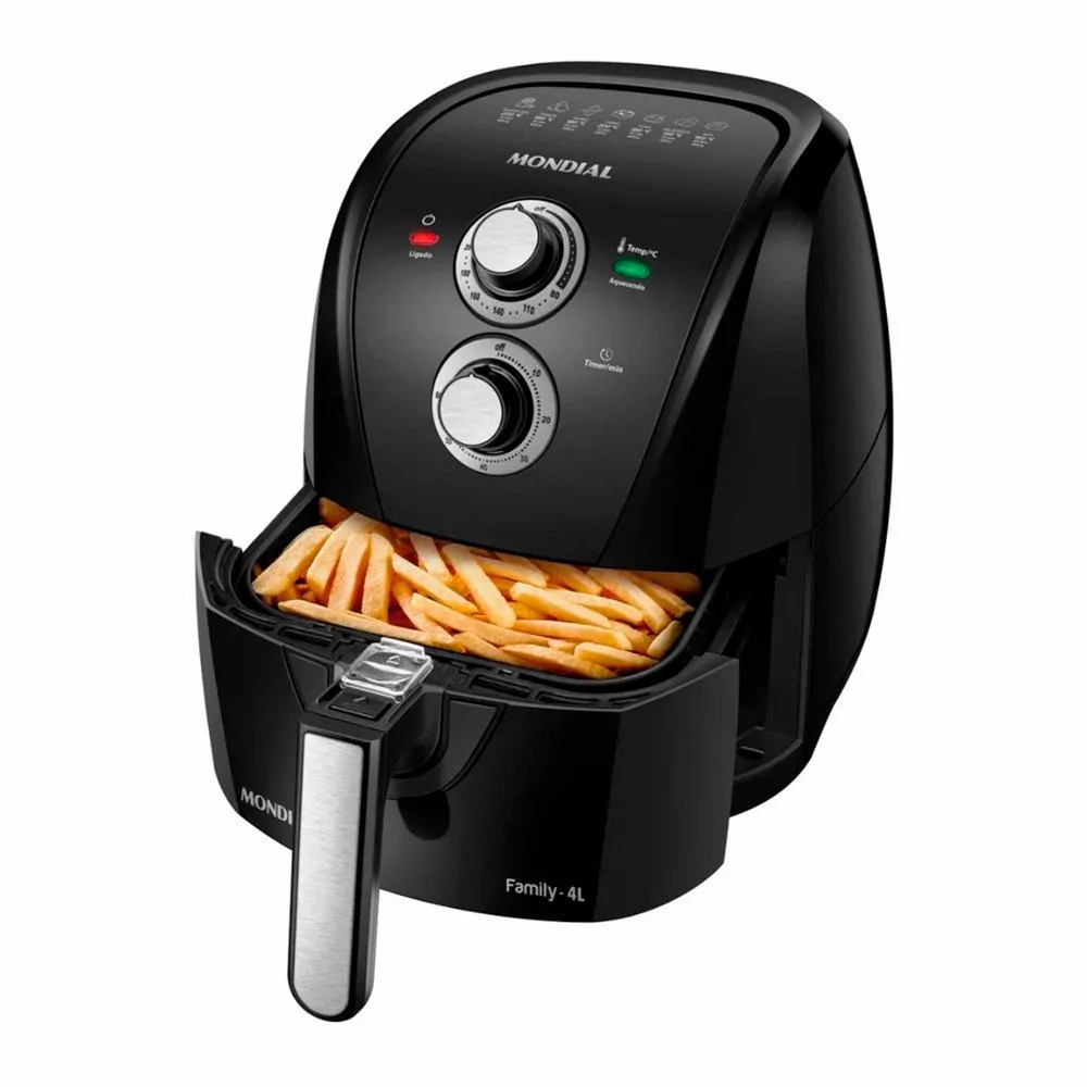 Image 2 of 4 of Fritadeira sem Óleo Air Fryer AFN-40-BFS 4 Litros 1500W 20A Mondial