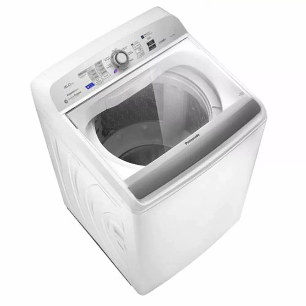Image 1 of 3 of Lavadora de Roupas Panasonic 16 Kg NA-F160B6W com Tecnologia Antibactéria AG