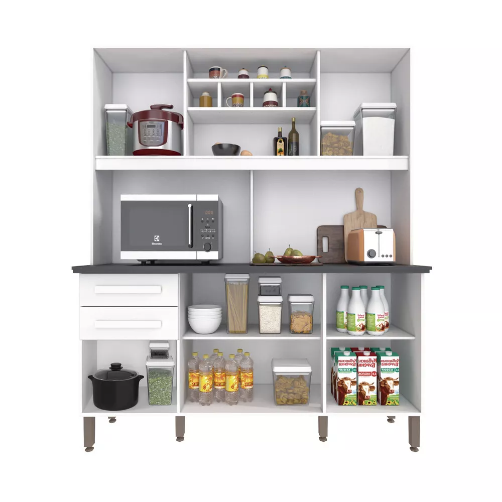 Image 1 of 4 of Cozinha Luna Plus 6 Portas 2 Gavetas Imop