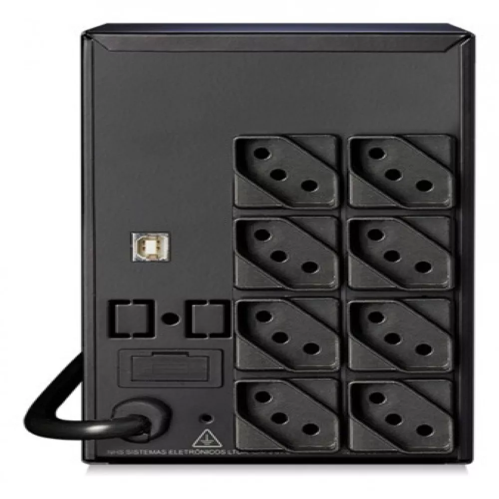 Image 1 of 2 of Nobreak NHS Compact Plus III EXT 1500VA Ent.BI S.220V/120V Conf. Bat 2x9Ah/24V 8 Tomadas