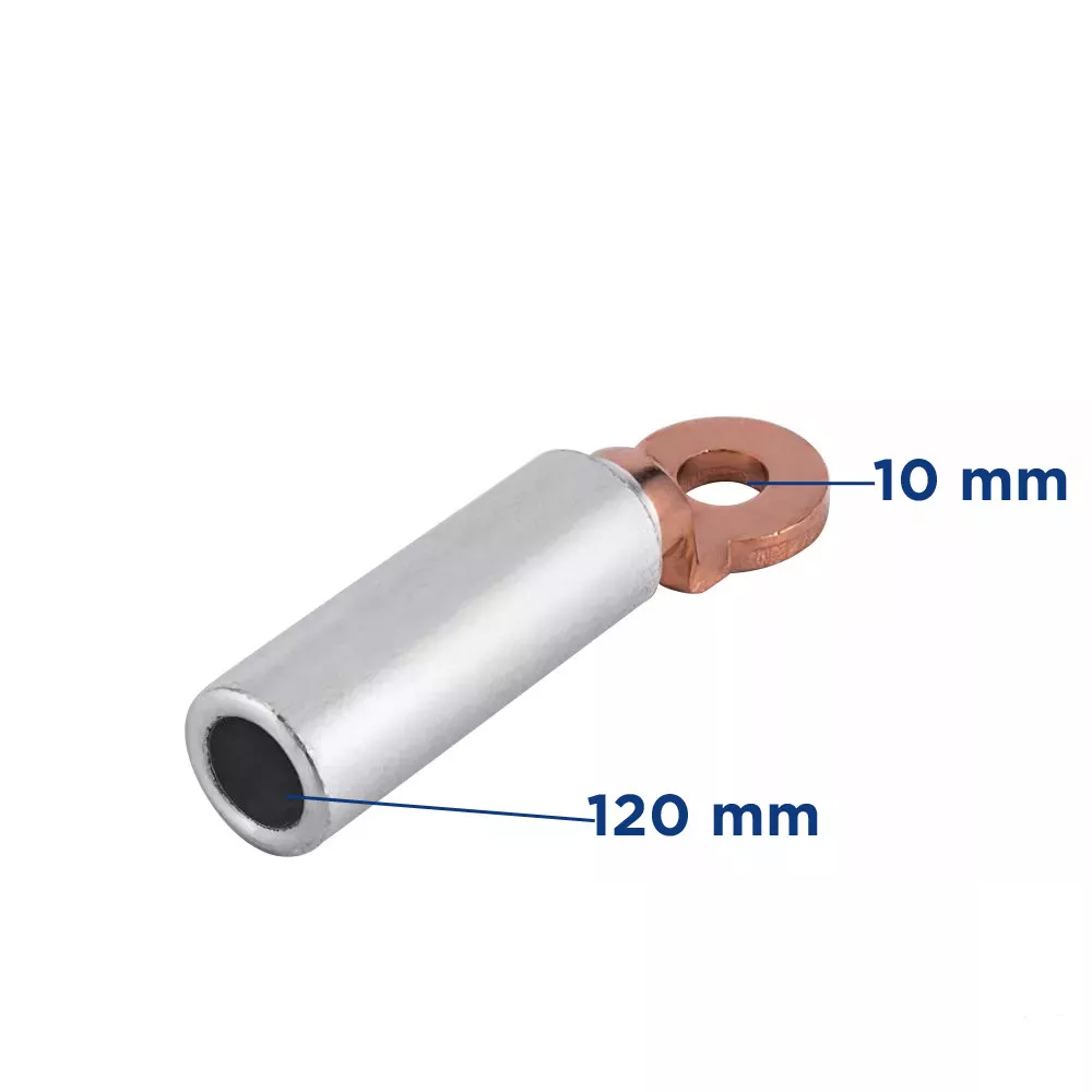 Image 0 of 1 of Terminal Bimetalico Tubular 120mm