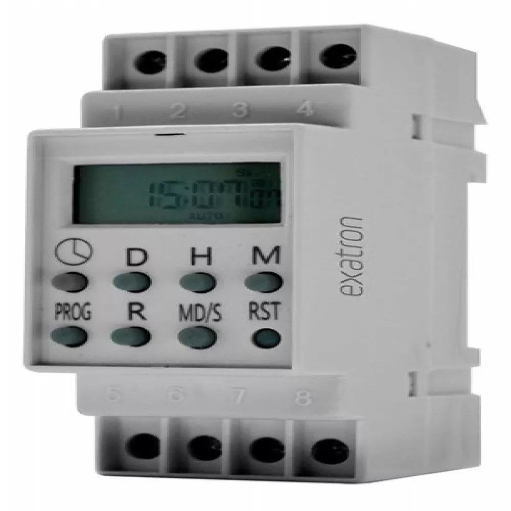 Image 0 of 2 of Timer Programador Digital para Trilho Tmd2ind Exatron
