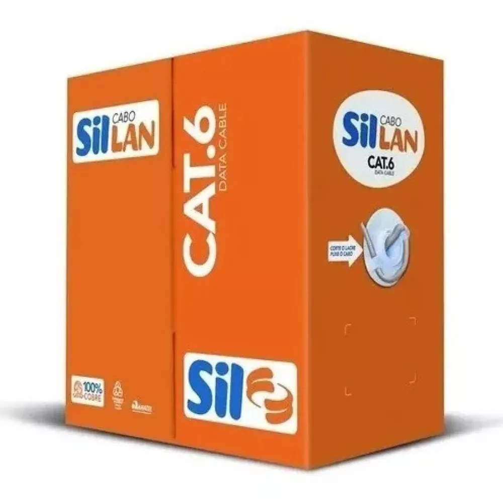 Image 0 of 2 of Cabo de Rede CAT6E CMX 4P Azul CX 305MTS - SIL