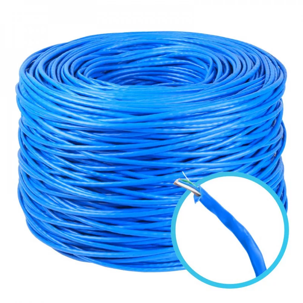 Image 1 of 2 of Cabo de Rede CAT6E CMX 4P Azul CX 305MTS - SIL