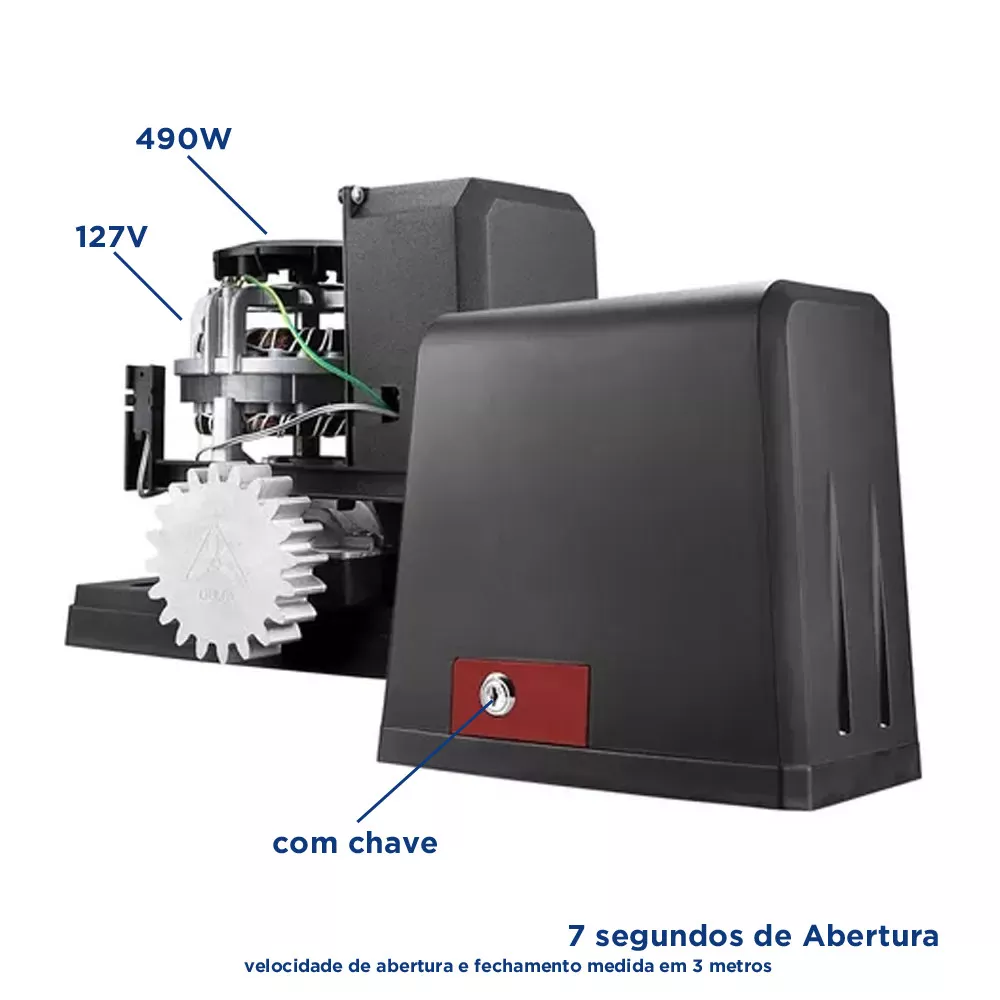 Image 0 of 4 of Motor para Portão Deslizante Dz Delta Fit 500 127V 490w - Venti-Delta