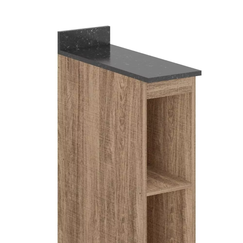 Image 1 of 3 of Balcão Kali 200x850x500 Nicho Com Tampo 25mm Nicioli