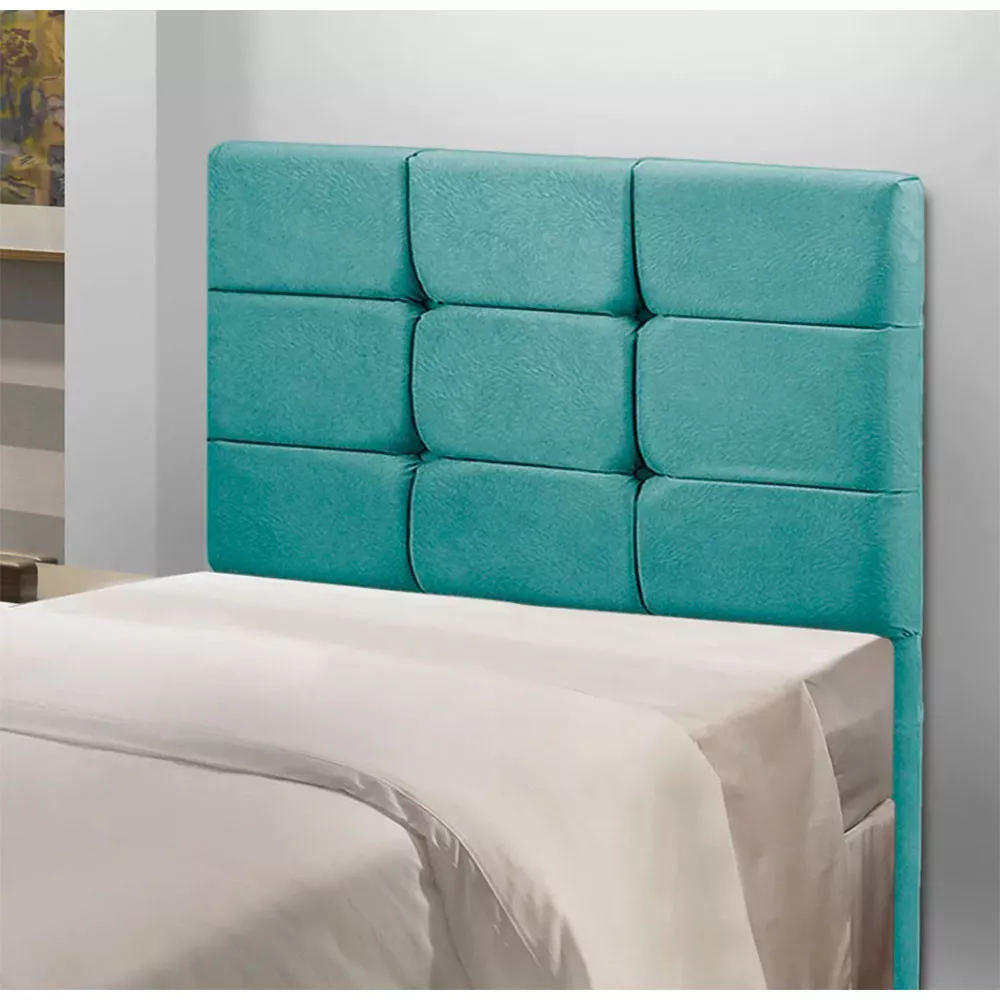Image 0 of 4 of Cabeceira Estofada Cama Box Solteiro 0.90 Julia Veludo Speciale Home