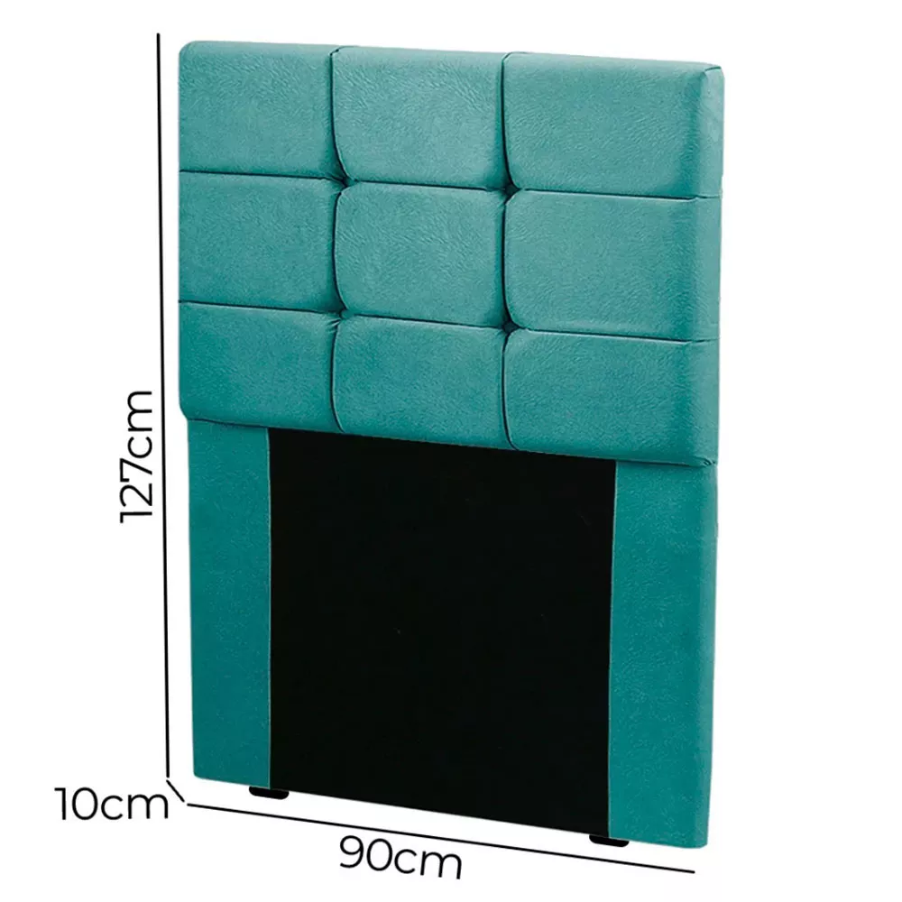 Image 2 of 4 of Cabeceira Estofada Cama Box Solteiro 0.90 Julia Veludo Speciale Home