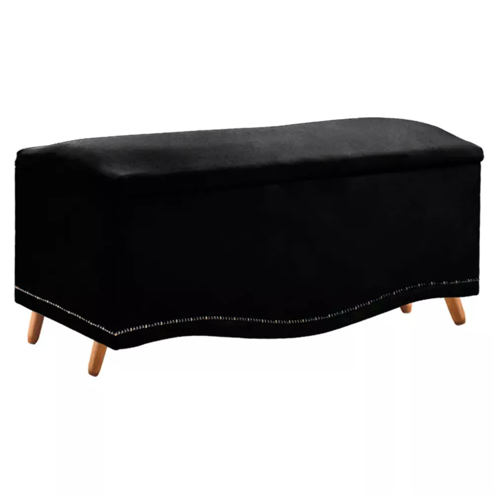 Image 8 of 11 of Conjunto Cabeceira New York + Calçadeira Holanda 140cm Material Sintético Speciale Home