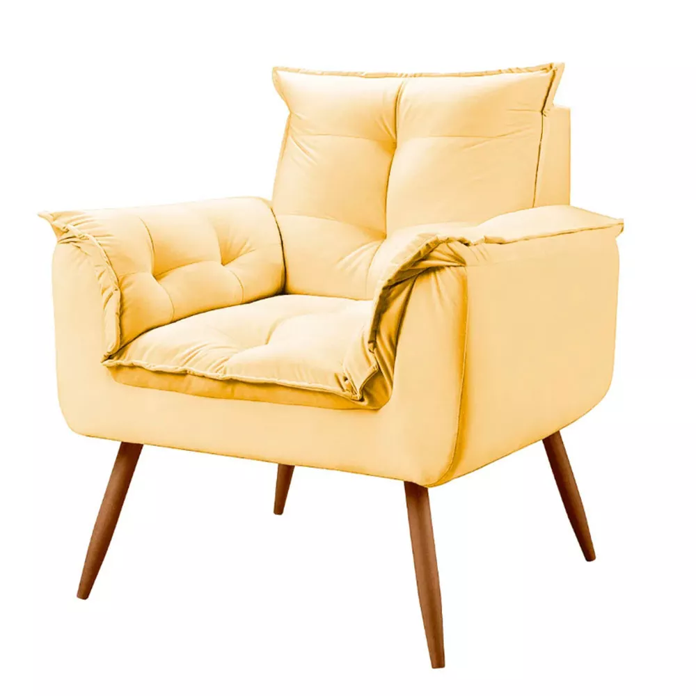 Image 0 of 8 of Poltrona Decorativa Opala Veludo Speciale Home