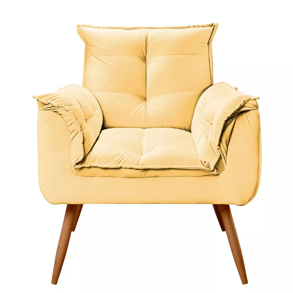 Image 2 of 8 of Poltrona Decorativa Opala Veludo Speciale Home