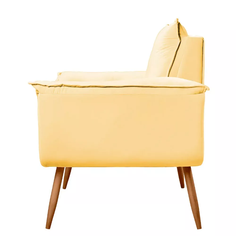 Image 3 of 8 of Poltrona Decorativa Opala Veludo Speciale Home
