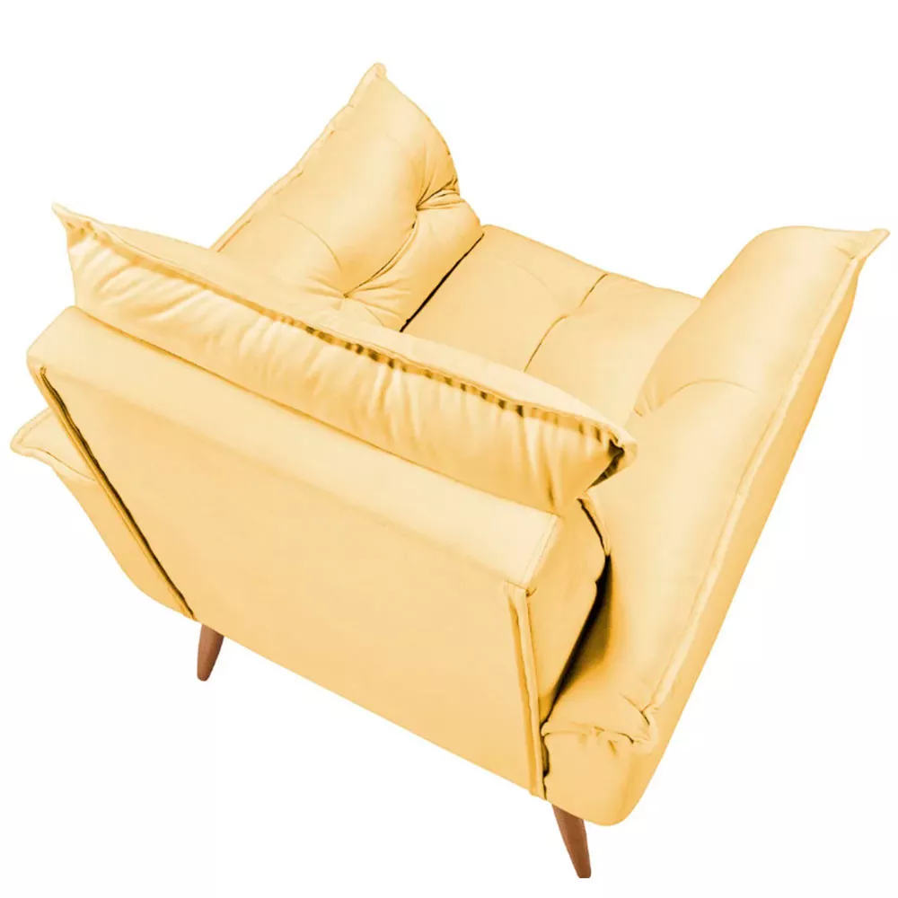 Image 5 of 8 of Poltrona Decorativa Opala Veludo Speciale Home