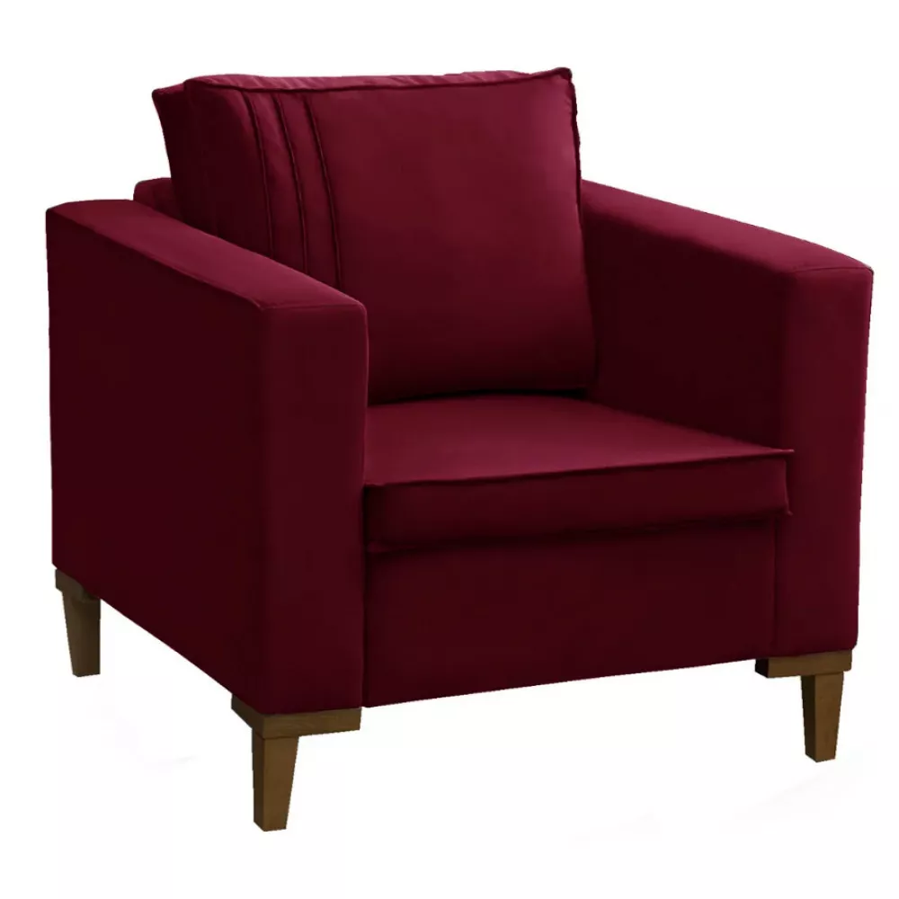 Image 0 of 7 of Poltrona Decorativa Riviera Veludo Speciale Home