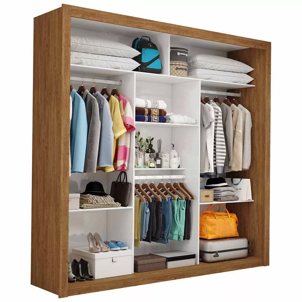 Image 0 of 6 of Closet Casal Clarice 4 Prateleiras Carioca Moveis
