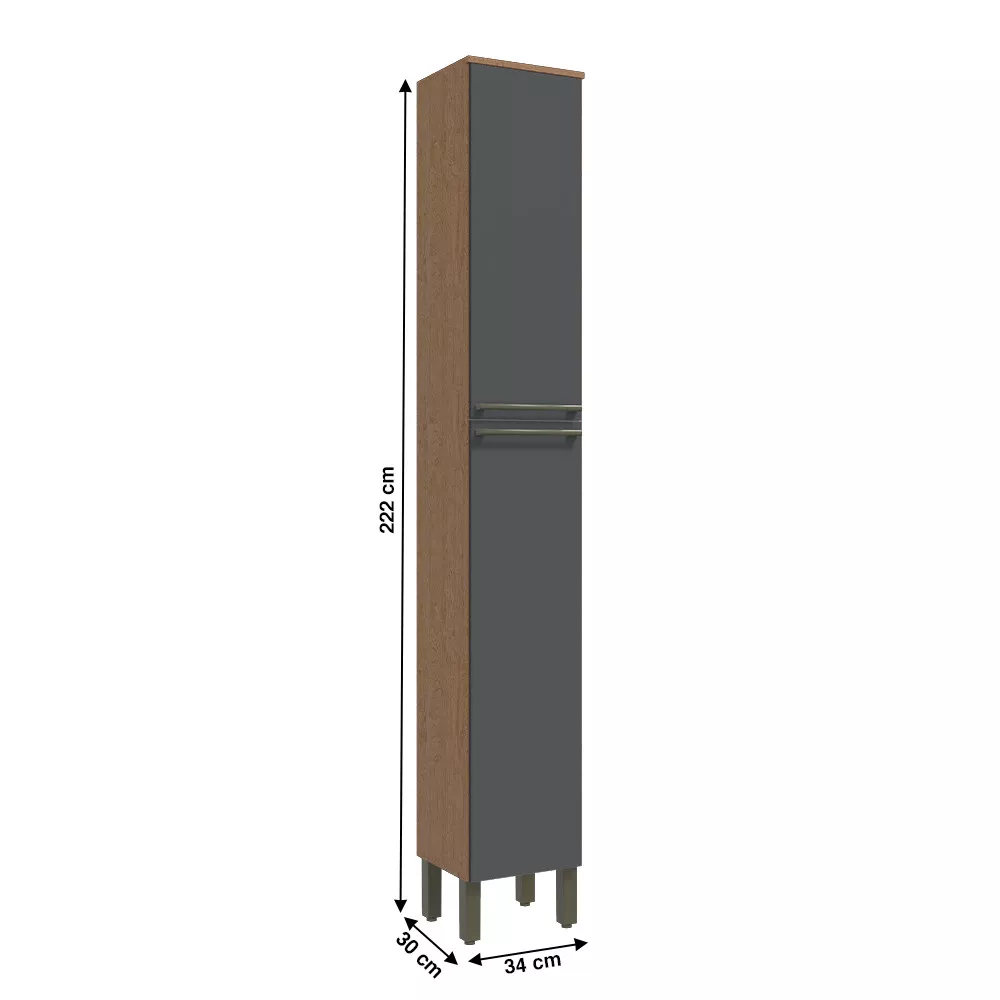 Image 2 of 3 of Paneleiro Simples Napoli Prime 2 Portas Ronipa