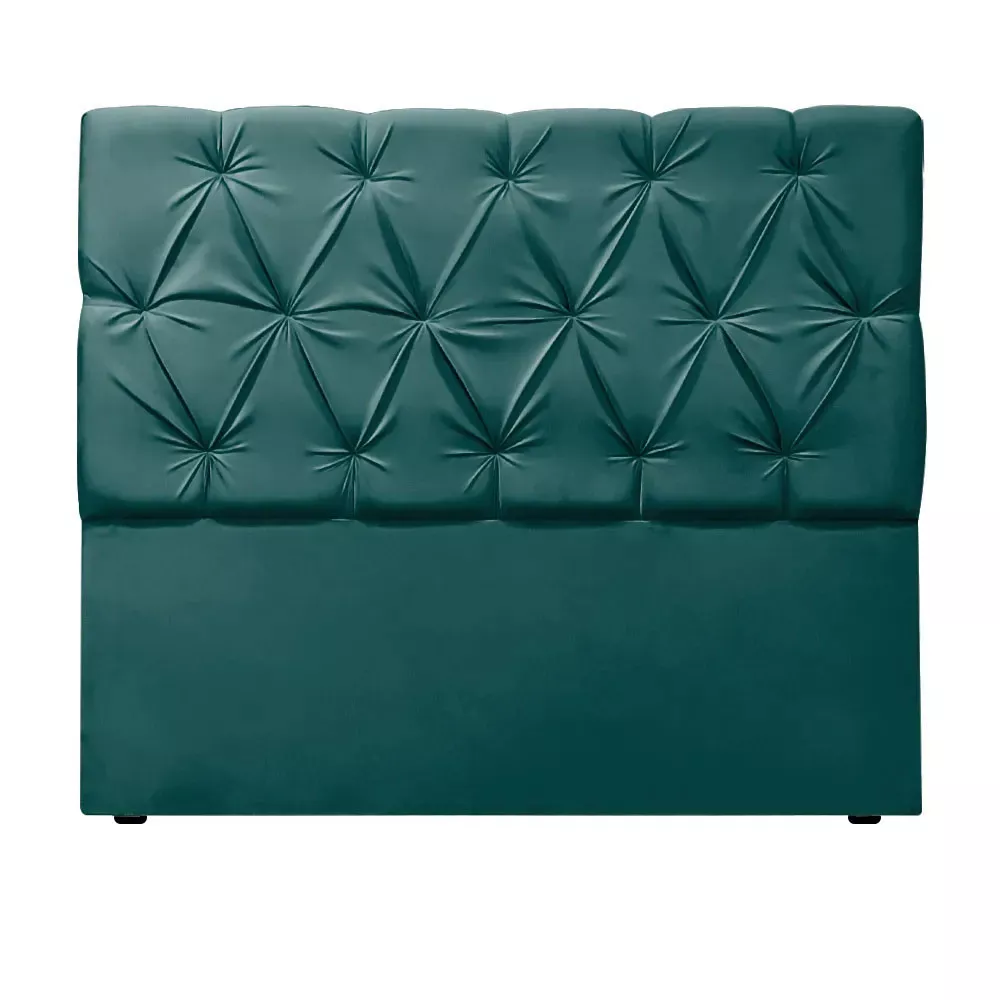 Image 4 of 6 of Cabeceira Estofada Star em Madeira de Eucalipto Veludo 90cm Speciale Home