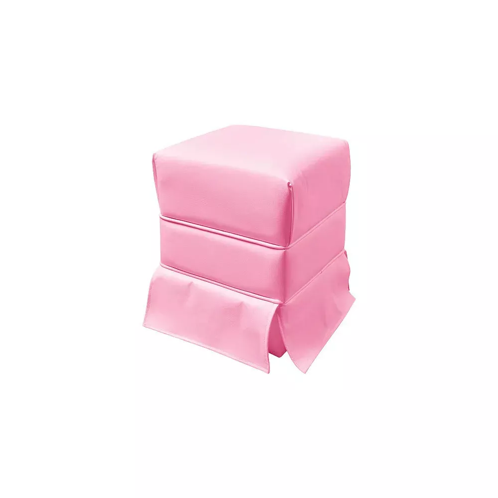 Image 0 of 4 of Puff Decorativo Eliza Corano Rosa Speciale Home