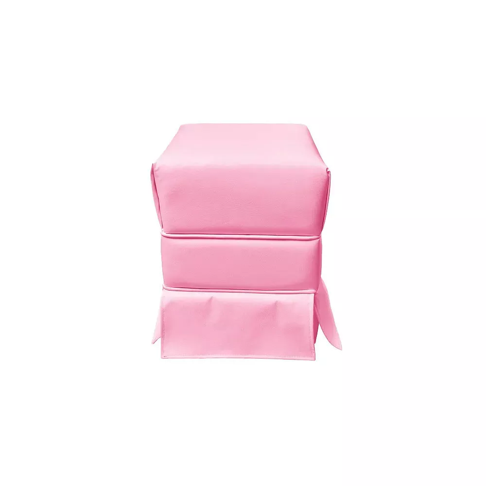 Image 1 of 4 of Puff Decorativo Eliza Corano Rosa Speciale Home
