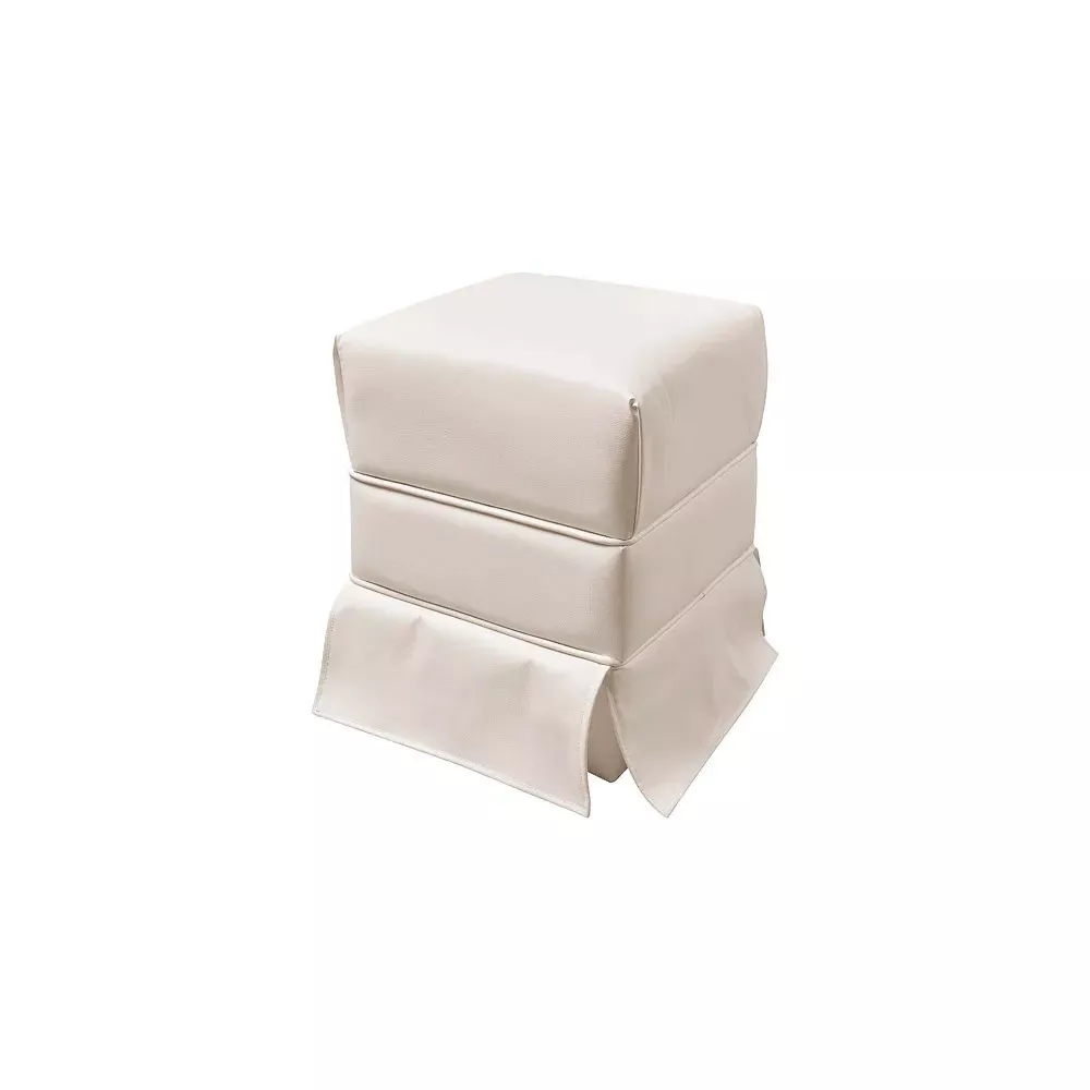 Image 0 of 5 of Puff Decorativo Eliza Corano Bege Speciale Home