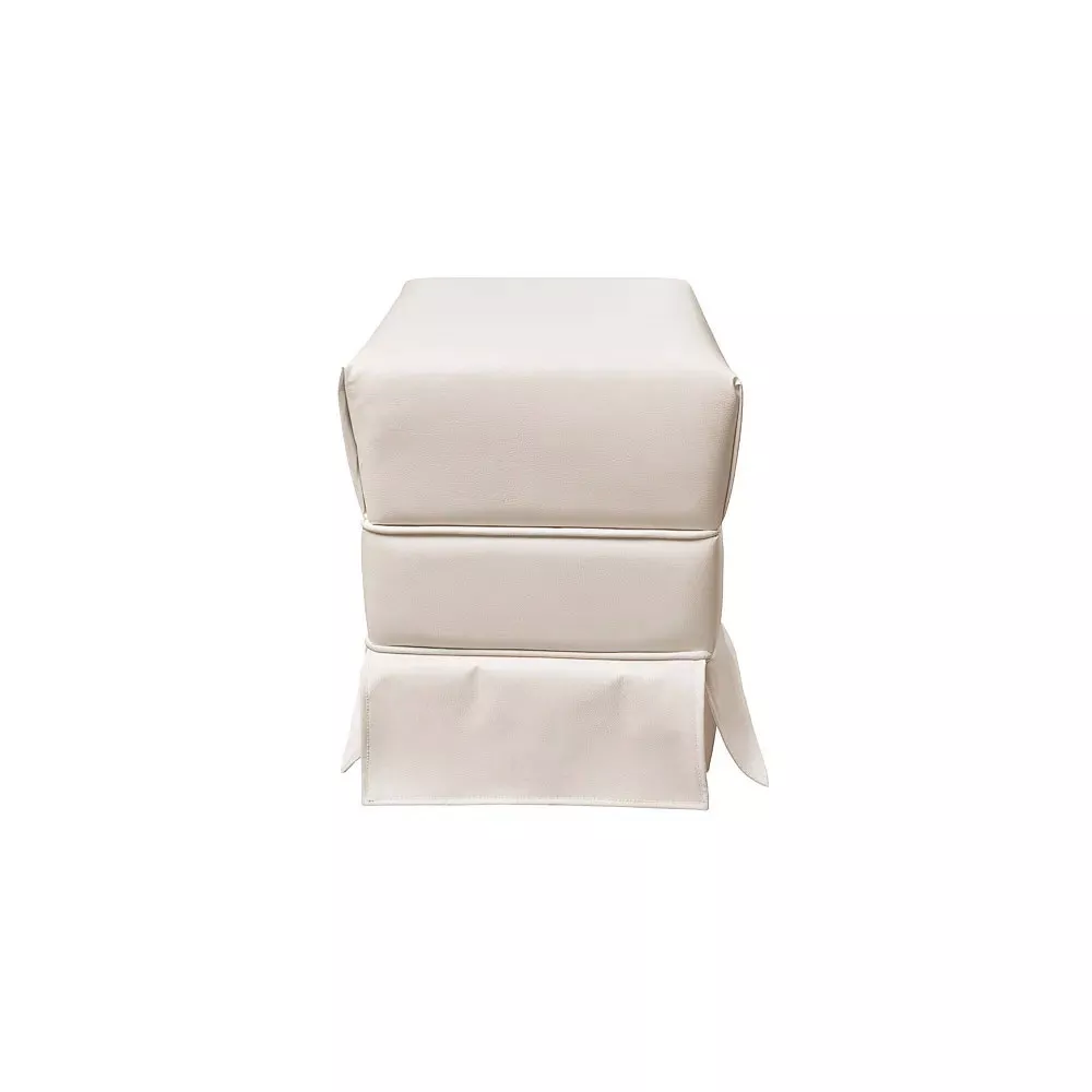 Image 1 of 5 of Puff Decorativo Eliza Corano Bege Speciale Home