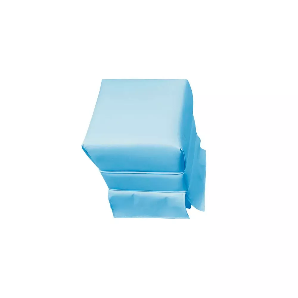 Image 2 of 5 of Puff Decorativo Eliza Corano Azul Speciale Home