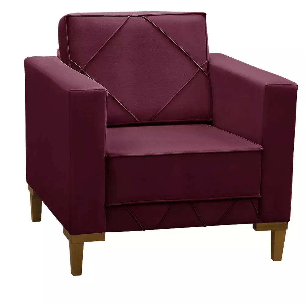 Image 0 of 7 of Poltrona Decorativa Sarah Veludo Speciale Home