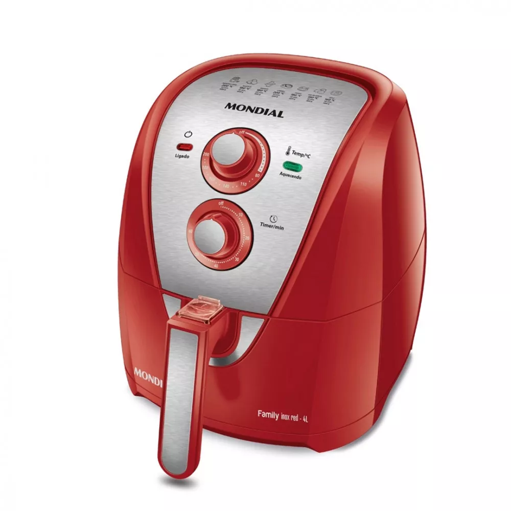 Image 1 of 8 of Fritadeira Eletrica Air Fryer Mondial 4 Litros AFN40