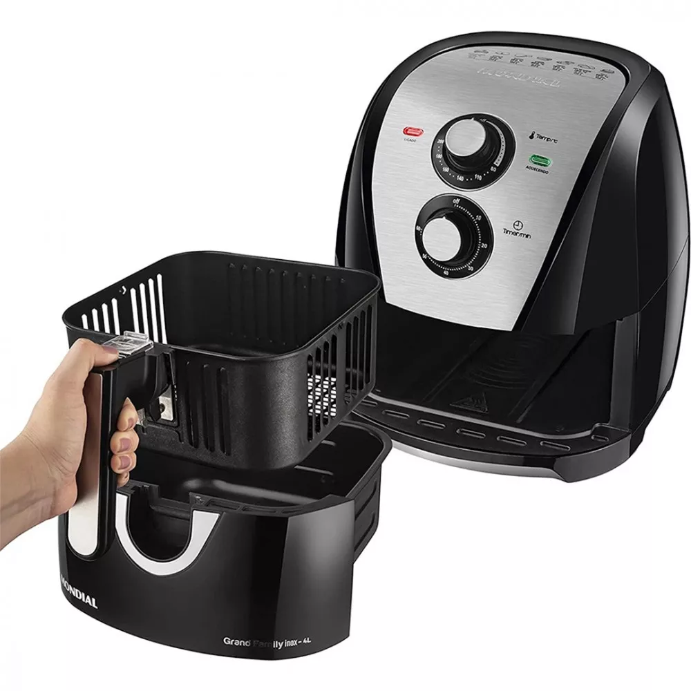 Image 3 of 4 of Fritadeira Eletrica Air Fryer Mondial 4 Litros AFN40