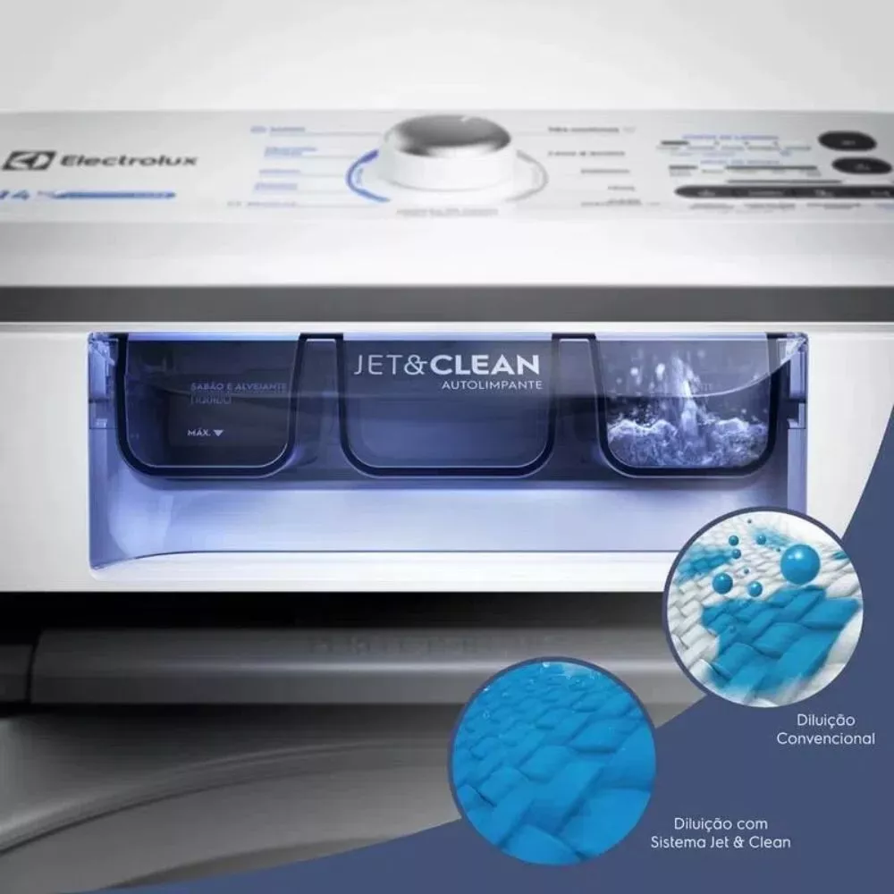 Image 7 of 11 of Lavadora 14kg Cesto Inox Ultra Filter Led14 Electrolux