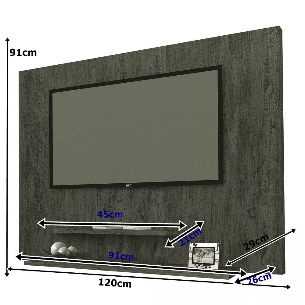 Image 2 of 3 of Painel para TV até 42 Polegadas Don Móveis Primus
