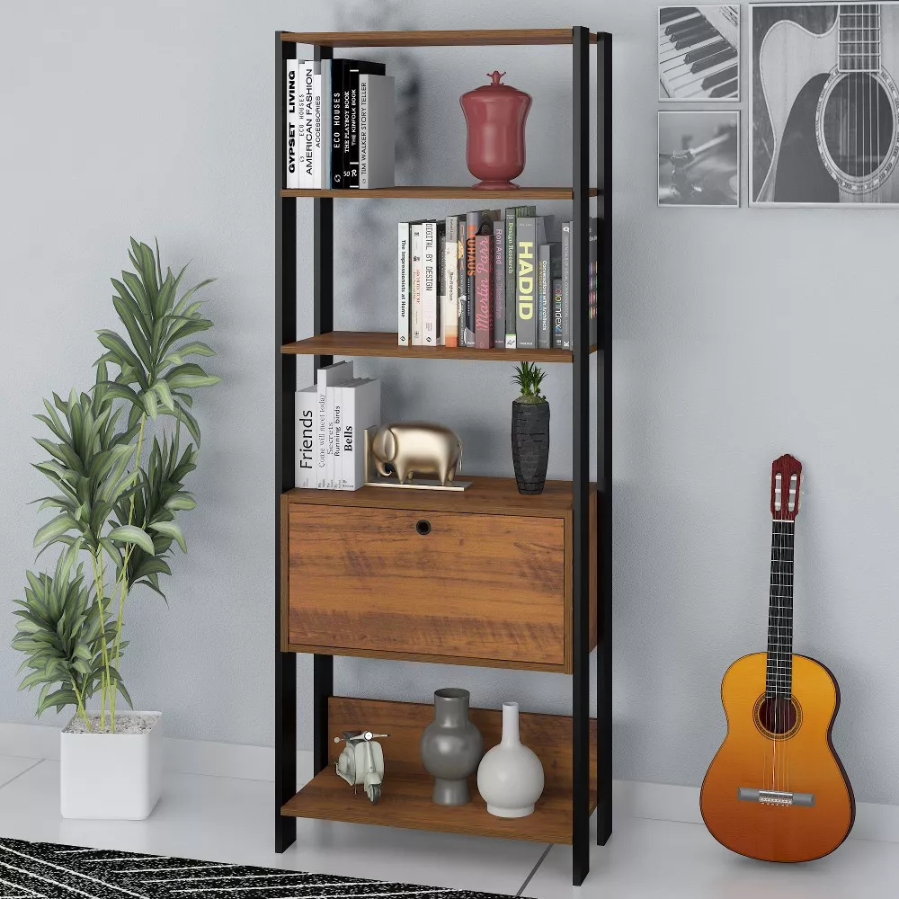 Image 0 of 5 of Estante para Livros 1 Porta Match Artely