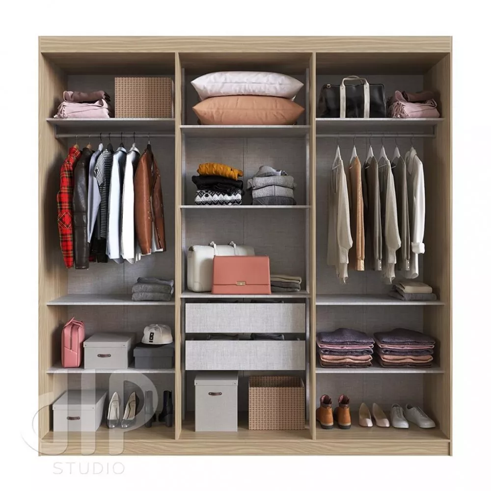 Image 2 of 4 of Guarda Roupa Casal 6 Portas 2 Gavetas PH1745 Herval