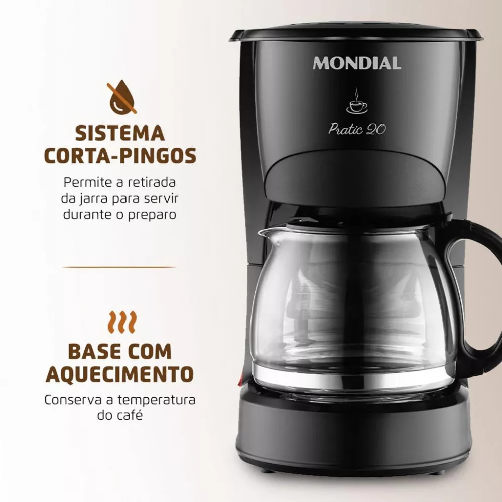 Image 2 of 5 of Cafeteira Elétrica Mondial 20 Xícaras CN-01-20X