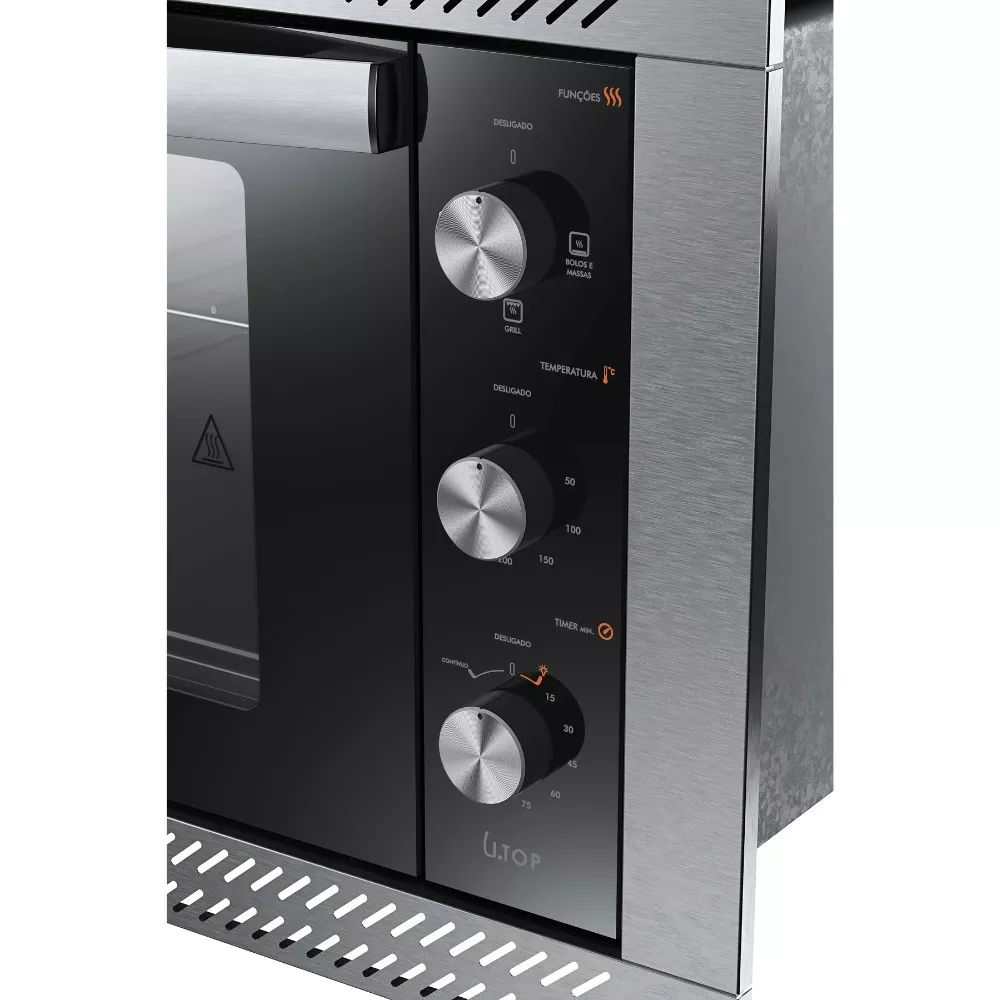 Image 1 of 6 of Forno Elétrico de Embutir Atlas U Top 44L