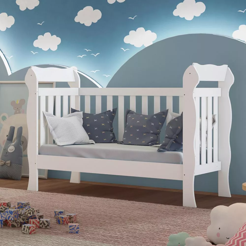Image 3 of 4 of Berço Mini Cama Lila Carolina Baby