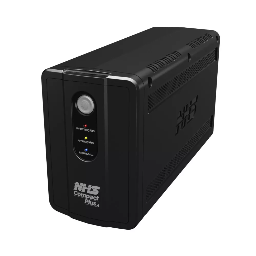 Image 1 of 3 of Nobreak COMPACT PLUS 1500VA/900W - Entrada Bivolt / Saida 120V - 90.D1.B01500 - NHS