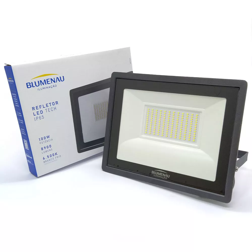 Image 0 of 5 of Refletor Led 100w 6500k IP65 8.900LM Blumenau