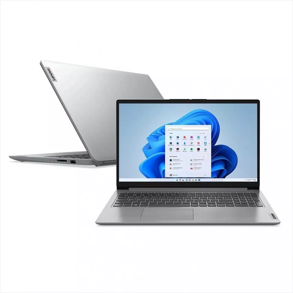 Image 0 of 5 of Notebook Lenovo IdeaPad 1I CONLED0165 15,6 Polegadas 256GB 4GB RAM Core i3-1215U