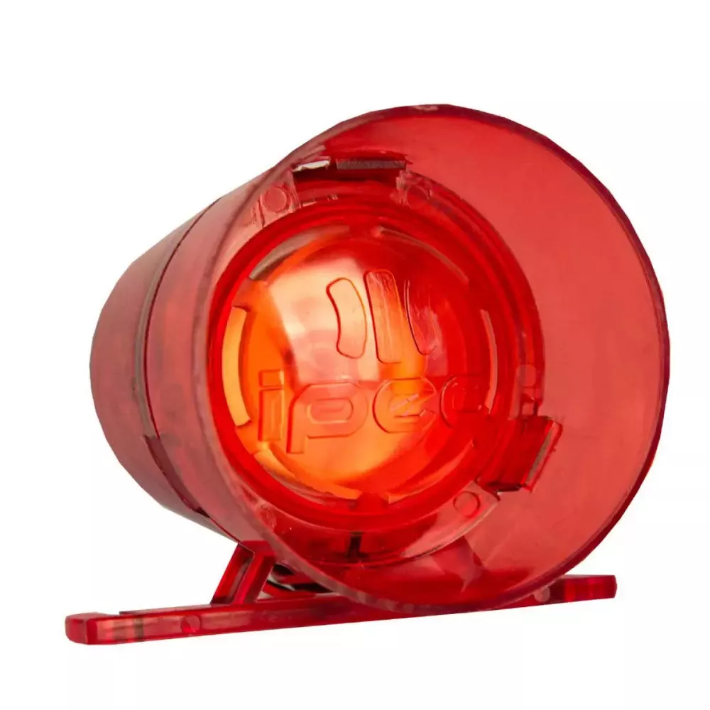 Image 0 of 2 of Sirene áudio visual para alarme 120db 12/24v vermelha - Ipec