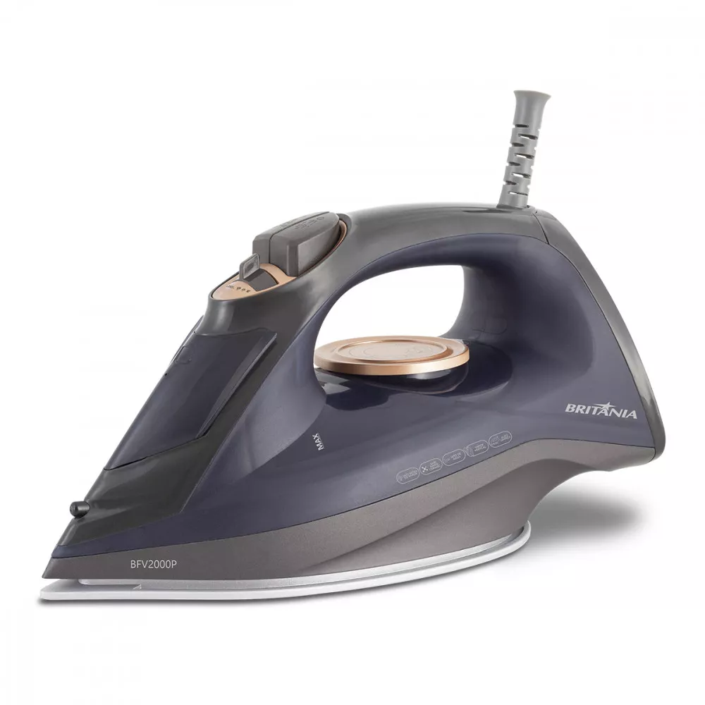Image 0 of 9 of Ferro de Passar Roupa à Vapor Britânia BFV2000P 1200W