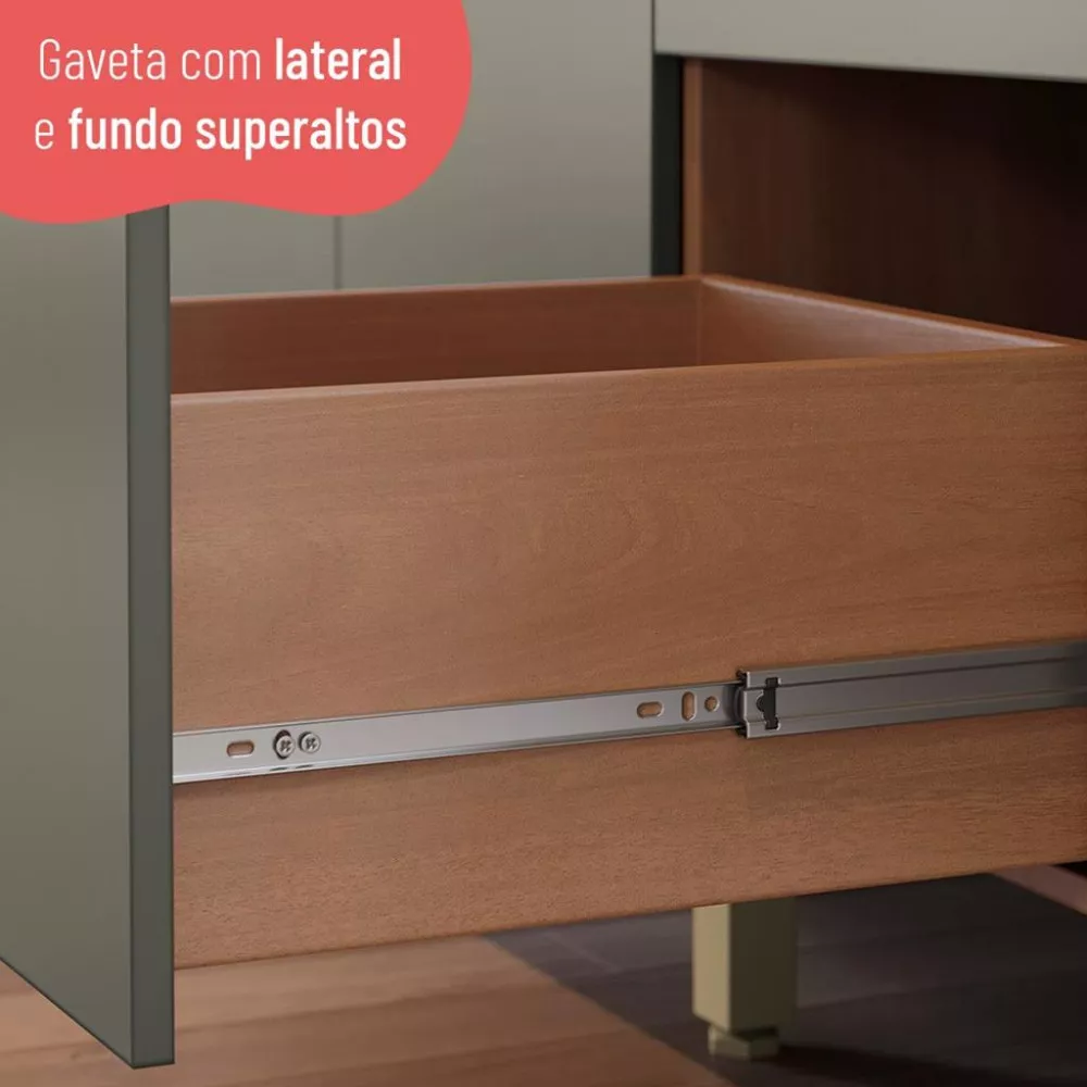 Image 5 of 7 of Cozinha Compacta sem Pia 5 Peças Sálvia Telasul