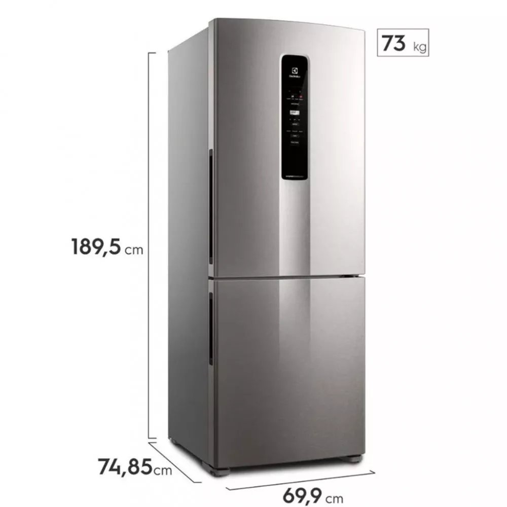 Image 3 of 6 of Geladeira Electrolux Frost Free Inverse IB7S 490L